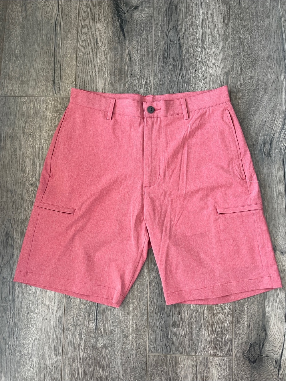 Tailorbyrd Coral Pink Cargo Shorts